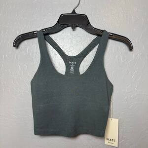 Mate Organic Stretch Racer Tank, FOR, XS